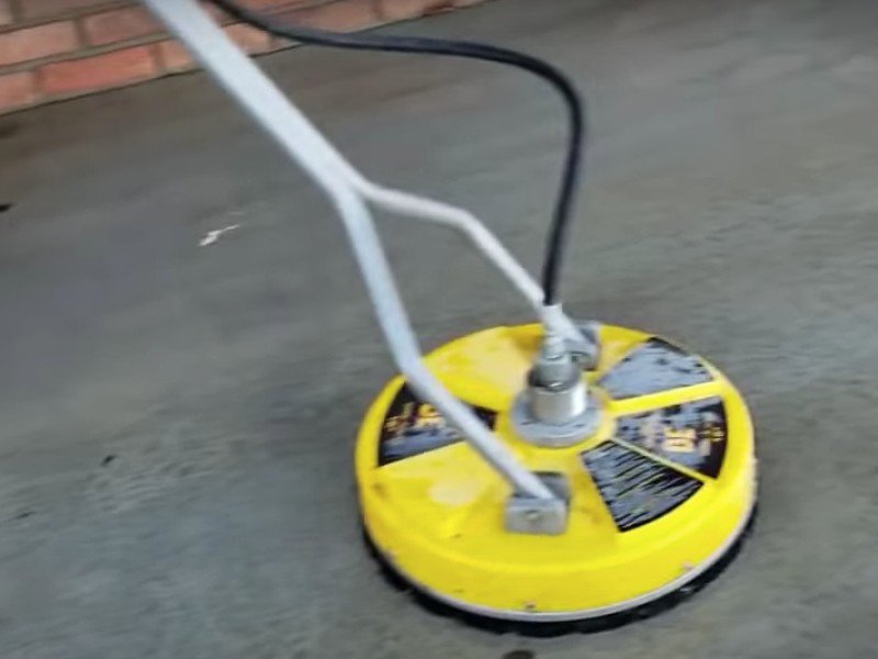 Pressure washing with a surface cleaner at Kino Sports Complex in Tucson. Pressure washing with a surface cleaner at Kino Sports Complex in Tucson.